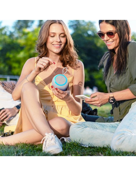 
T7 Mini Bluetooth 5.3 IPX7 15W belaidė kolonėlė, pilka
