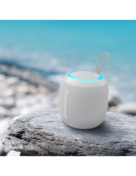 
T7 Mini Bluetooth 5.3 IPX7 15W belaidė kolonėlė, pilka
