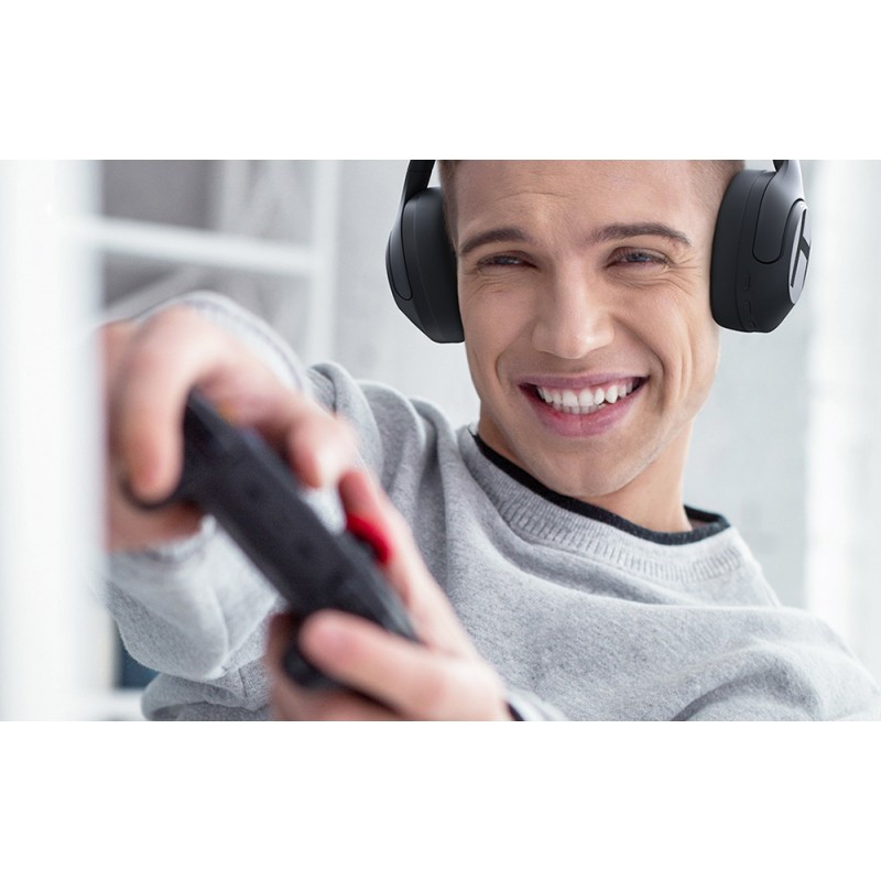 
Haylou S35 ANC ant ausies uždedamos belaidės ausinės, juodos
