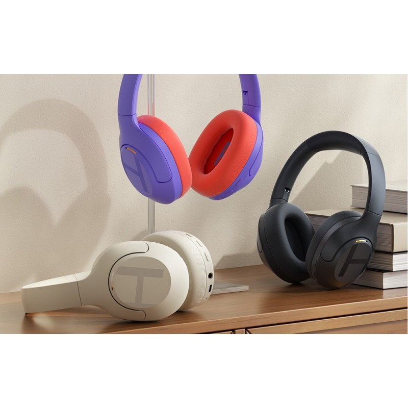 
Haylou S35 ANC ant ausies uždedamos belaidės ausinės, juodos
