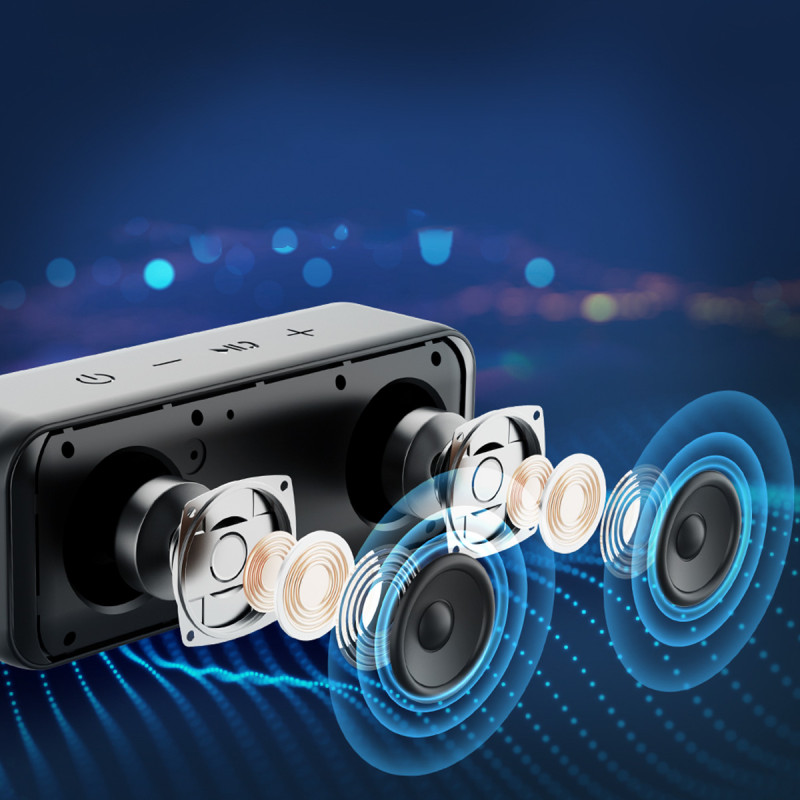T2 Mini 2023 Bluetooth 5.0 10W belaidė garsiakalbė, juoda