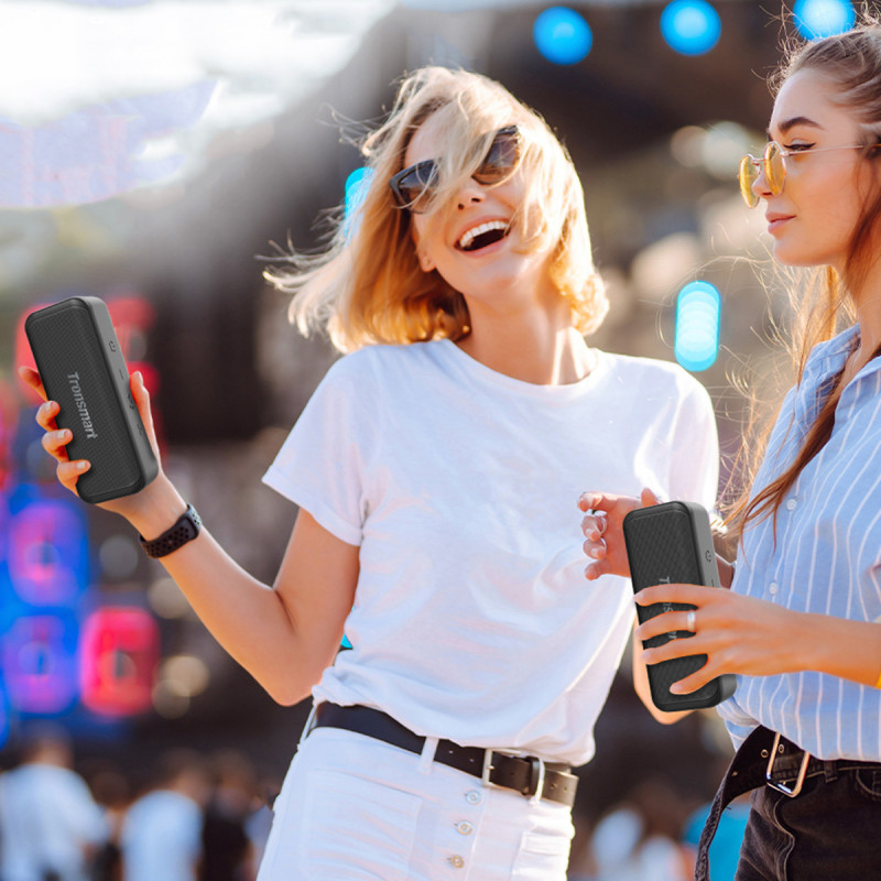 T2 Mini 2023 Bluetooth 5.0 10W belaidė garsiakalbė, juoda