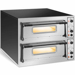 
Profesionali dviejų kamerų picos krosnelė 12 picų. 32 cm 14400 W
