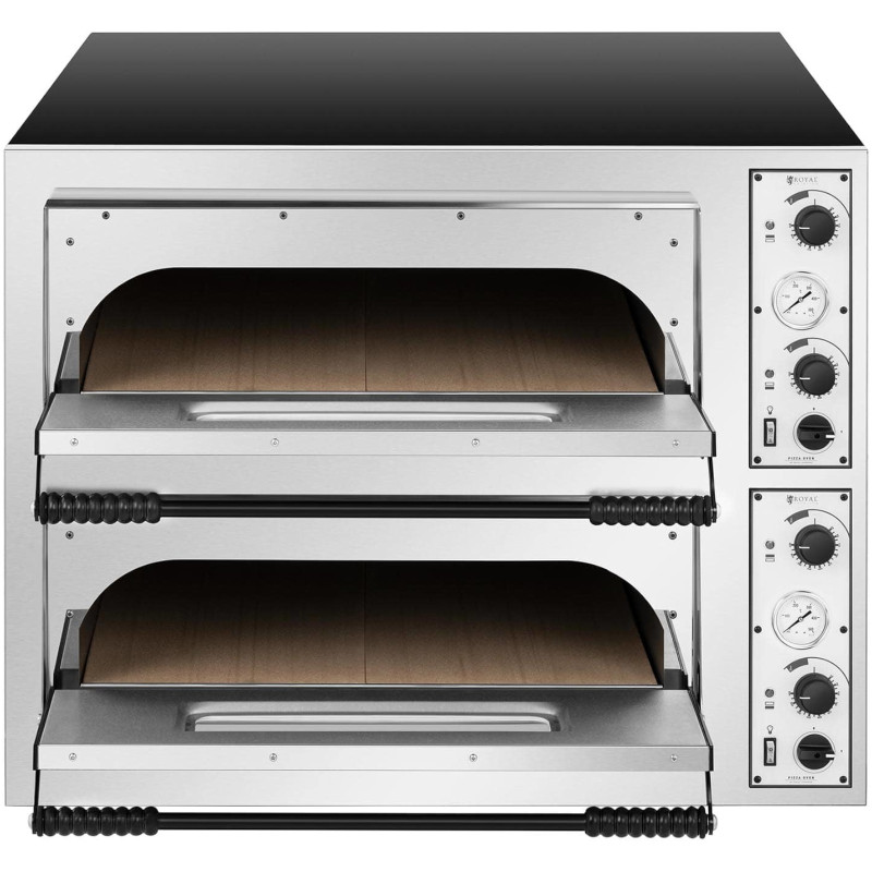 Profesionali dviejų kamerų picos krosnelė 12 picų. 32 cm 14400 W