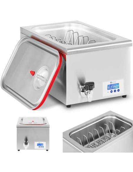 
Sous Vide cirkuliacinis siurblys, žemos temperatūros kepimo įrenginys 30-95 C, 24 l, 700 W
