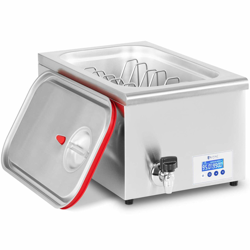 
Sous Vide cirkuliacinis siurblys, žemos temperatūros kepimo įrenginys 30-95 C, 24 l, 700 W
