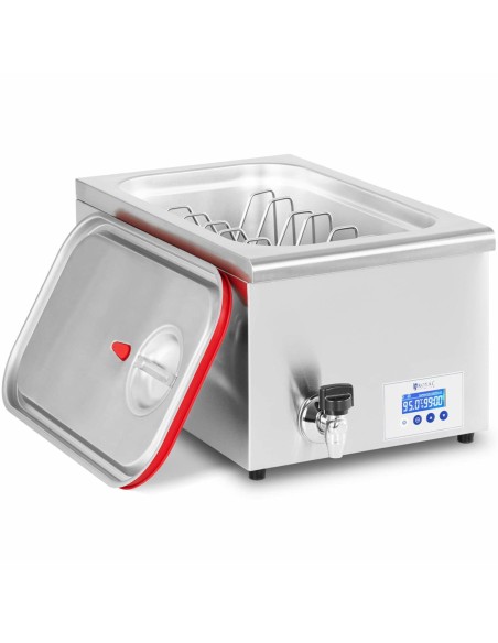 
Sous Vide cirkuliacinis siurblys, žemos temperatūros kepimo įrenginys 30-95 C, 24 l, 700 W
