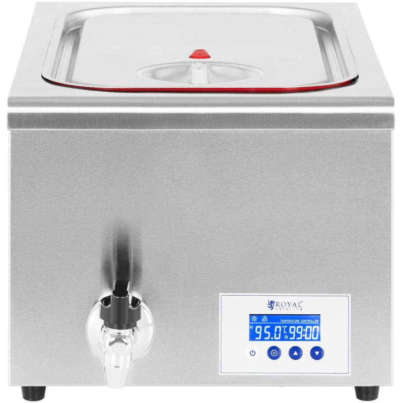 
Sous Vide cirkuliacinis siurblys, žemos temperatūros kepimo įrenginys 30-95 C, 24 l, 700 W
