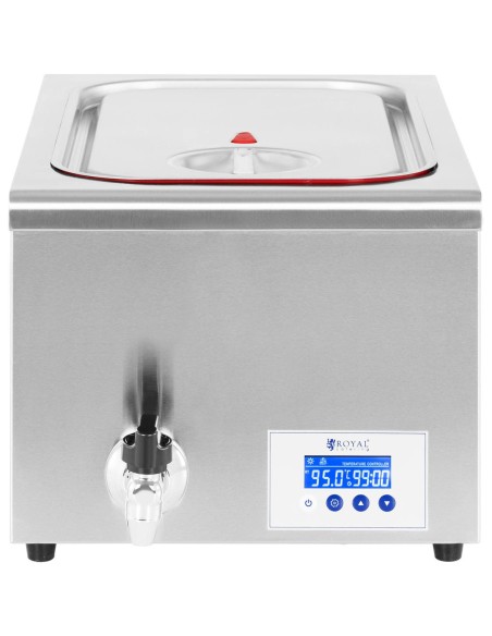 
Sous Vide cirkuliacinis siurblys, žemos temperatūros kepimo įrenginys 30-95 C, 24 l, 700 W
