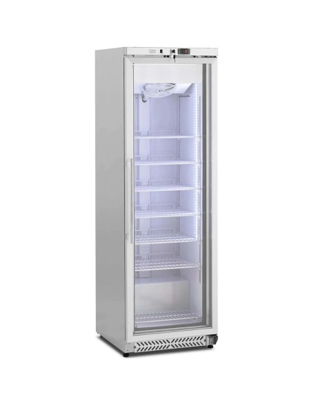 
Stiklinio stalčiaus šaldiklis su užraktu, iki -18 C, 380 L
