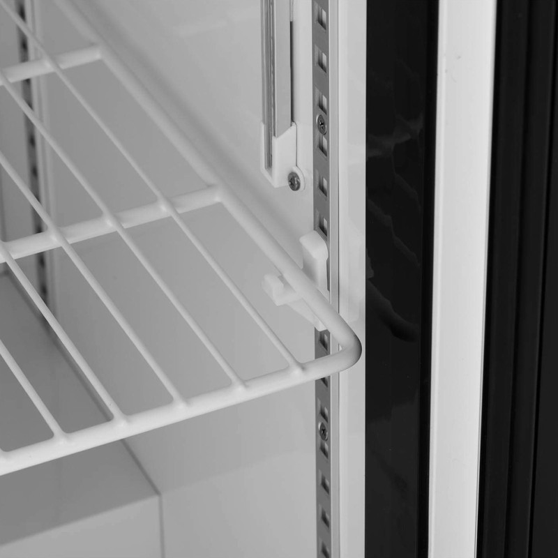 
Stiklinio stalčiaus šaldiklis su užraktu, iki -18 C, 380 L
