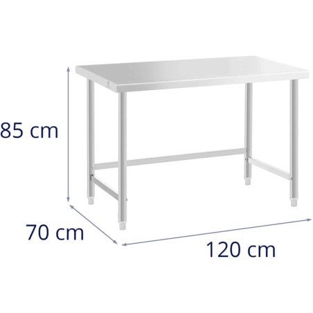 Stalas, centrinis plieninis stalviršis, 120 x 70 cm, iki 93 kg
 
Stalas, centrinis plieninis stalviršis, 120 x 70 cm, iki 93 kg