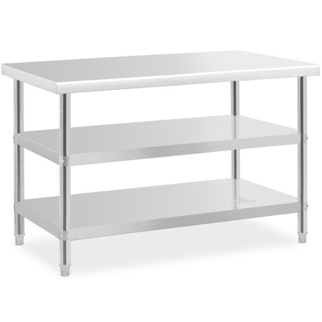 Stalas, centrinis plieninis stalviršis, 2 lentynos, 120 x 70 cm, iki 200 kg
 
Stalas, centrinis plieninis stalviršis, 2 lentynos, 120 x 70 cm, iki 200 kg