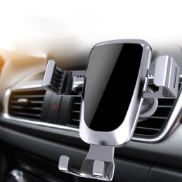 Gravitacinis išmaniojo telefono automobilinis laikiklis oro angai mėlynas