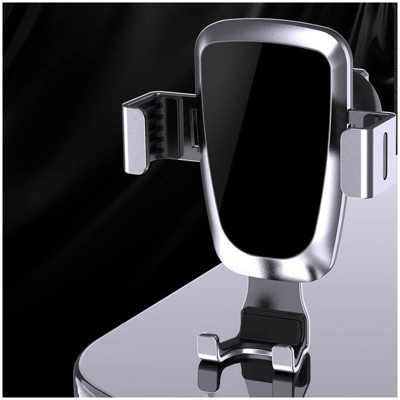 Gravitacinis išmaniojo telefono automobilinis laikiklis oro angai mėlynas