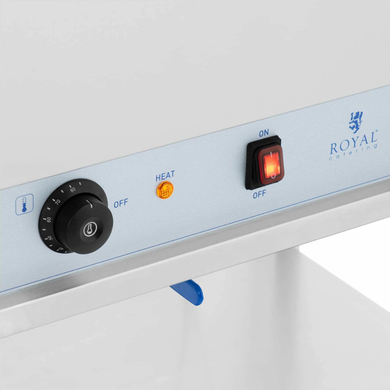 
Bain-marie maitinimo šildytuvas su pagrindu, laisvai pastatomas 2 x GN 1/ 1 1265 W
