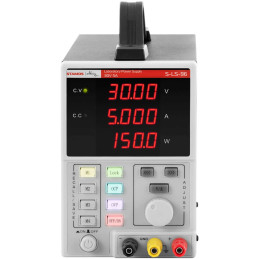 
Laboratorinio aptarnavimo maitinimas su LED atminties funkcija 0-30 V 0-5 A DC 150 W
