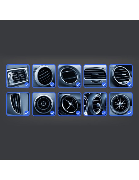 Gravitacinis išmaniojo telefono automobilinis laikiklis oro angai mėlynas Gravitacinis išmaniojo telefono automobilinis laikiklis oro angai mėlynas