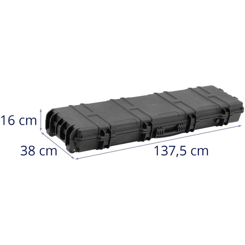 Transportavimo lagaminas, apsauginė dėžė su kempine, atspari vandeniui 130 x 32 x 13 cm 28 l