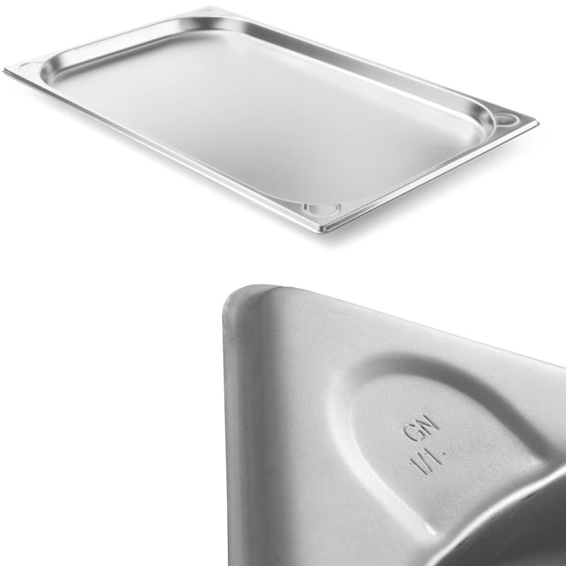 Kitchen Line GN 1/1 plieninis konteineris, aukštis 20 mm - Hendi 806104 Kitchen Line GN 1/1 plieninis konteineris, aukštis 20 mm - Hendi 806104