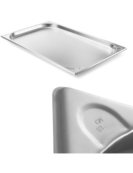 Kitchen Line GN 1/1 plieninis konteineris, aukštis 20 mm - Hendi 806104