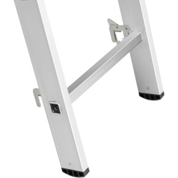 
Aliuminio kopėčios, 3 x 6 laipteliai, aukštis 321 cm, iki 150 kg
