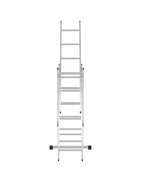 Aliuminio kopėčios, 3 x 6 laipteliai, aukštis 321 cm, iki 150 kg
 
Aliuminio kopėčios, 3 x 6 laipteliai, aukštis 321 cm, iki 150 kg