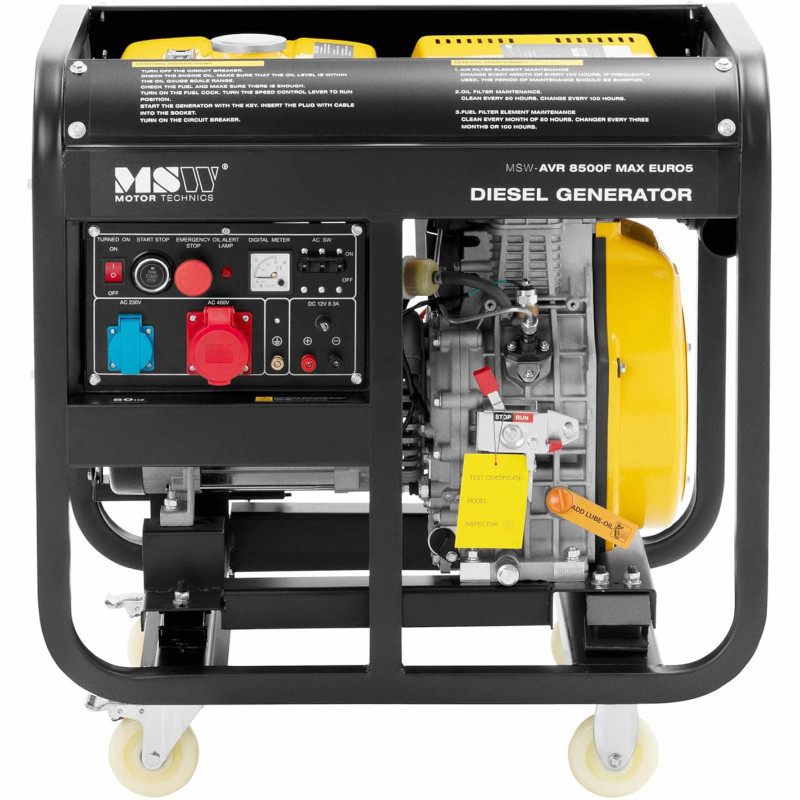 Mobilus dyzelinis generatorius 240/ 400 V 8500 W 10 kVA 30 l