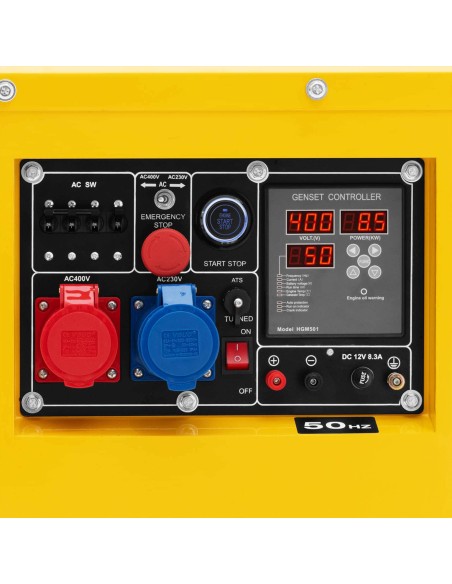 Dyzelinių generatorių komplektas ant ratų 240/ 400 V 8500 W 10 kVA 30 l
 
Dyzelinių generatorių komplektas ant ratų 240/ 400 V 8500 W 10 kVA 30 l