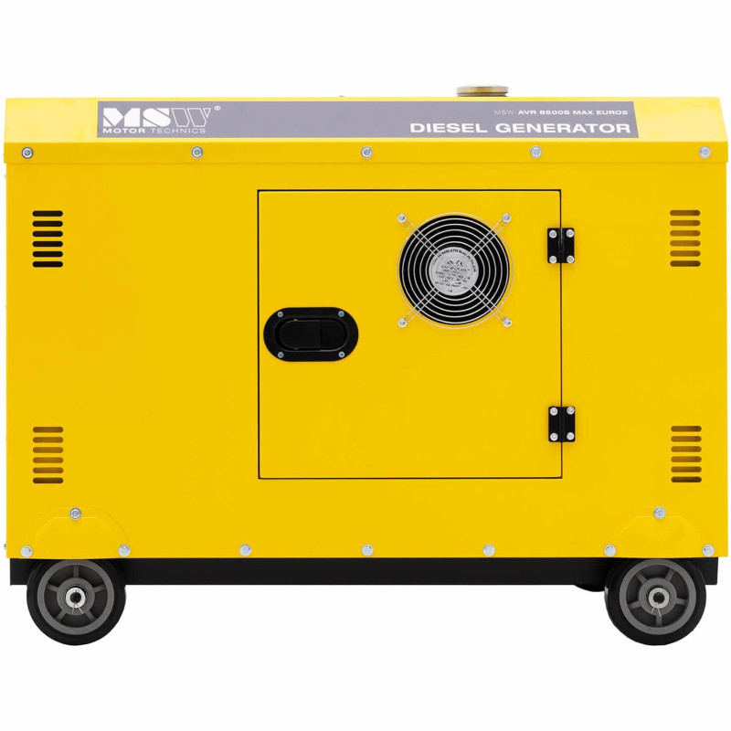 Dyzelinių generatorių komplektas ant ratų 240/ 400 V 8500 W 10 kVA 30 l