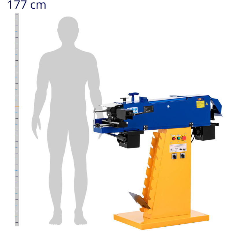 Juostinis šlifuoklis su vamzdžių pjovimo staklėmis 150 x 2000 mm 3300 W