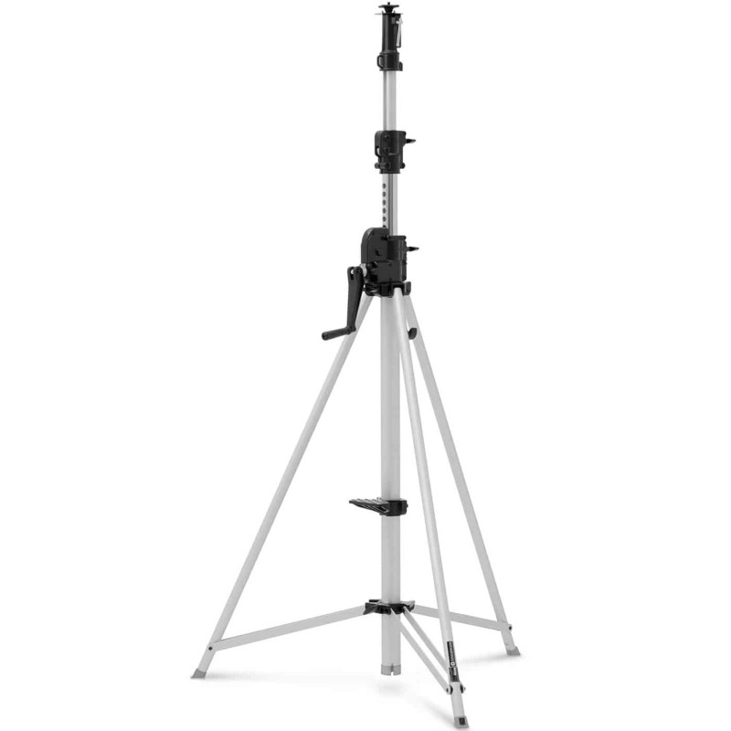 Scenos DJ kolonėlės apšvietimo stovas, 167-370 cm, iki 50 kg