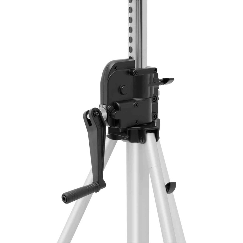 Scenos DJ kolonėlės apšvietimo stovas, 167-370 cm, iki 50 kg