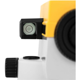 Optinis savaime išsilyginantis nivelyras su trikoju ir lazdele – padidinimas 24x sk. 36 mm