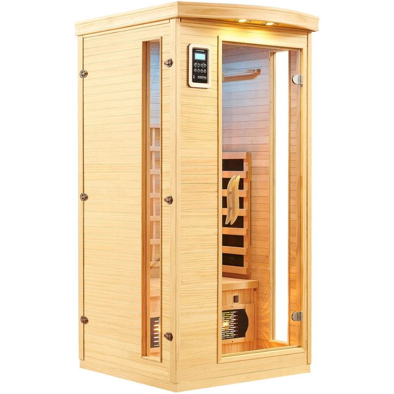 Vienvietė infraraudonųjų spindulių pirtis 18-60 C 1450 W
