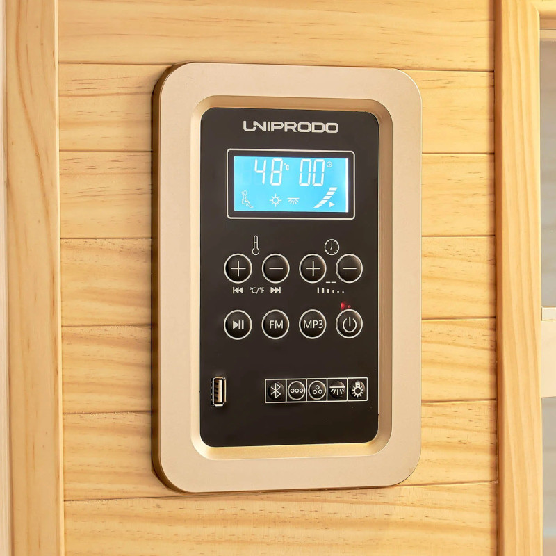 Vienvietė infraraudonųjų spindulių pirtis 18-60 C 1450 W