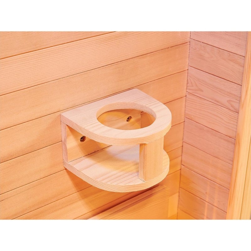 Vienvietė infraraudonųjų spindulių pirtis 18-60 C 1450 W