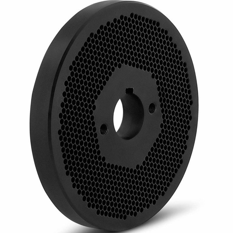 Granulių malūno WIE-PM-1000 sietelio matrica granulėms, sk. 200 mm x 27 mm skylės 3 mm