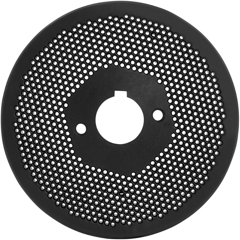 Granulių malūno WIE-PM-1000 sietelio matrica granulėms, sk. 200 mm x 27 mm skylės 3 mm