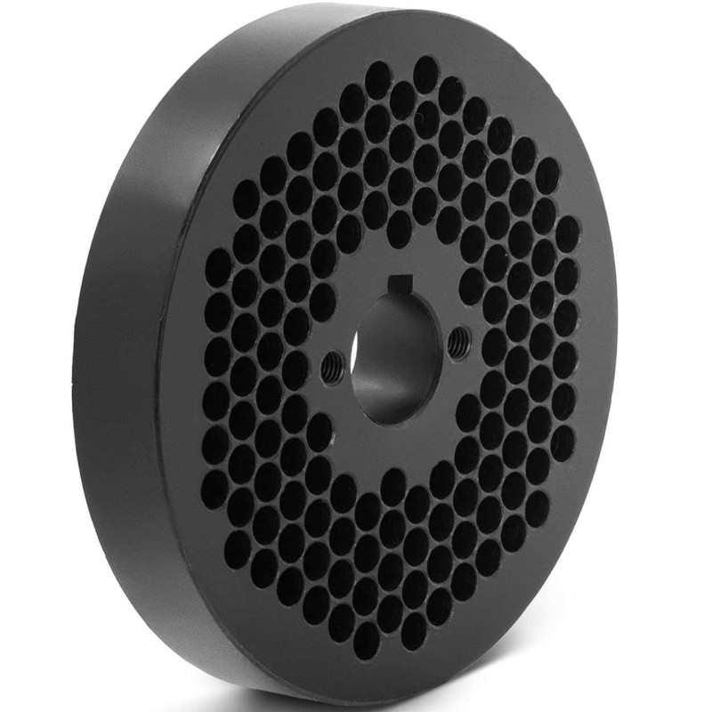 Granulių malūno WIE-PM-2500 sietelio matrica granulėms, skersmuo. 150 mm x 25 mm skylės 6 mm
