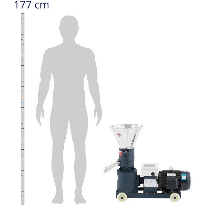 Granulių mašinos granuliatorius Granulių mašinos pjuvenų padavimas 2200 W 400 V 100 kg/ h sk. 120 mm
