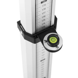 Optinis savaime išsilyginantis nivelyras su trikoju ir lazdele – padidinimas 24x sk. 36 mm
