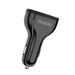 
Automobilinis įkroviklis 3x USB Quick Charge 3.0 QC3.0 2.4A 18W juodas
