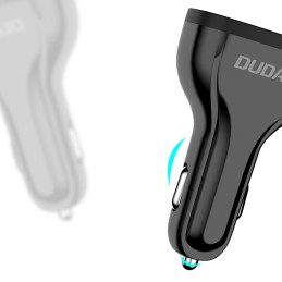 
Automobilinis įkroviklis 3x USB Quick Charge 3.0 QC3.0 2.4A 18W juodas
