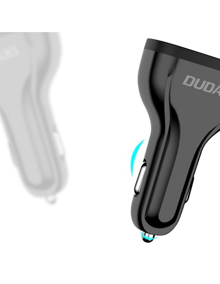 
Automobilinis įkroviklis 3x USB Quick Charge 3.0 QC3.0 2.4A 18W juodas
