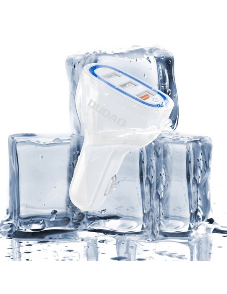 
Automobilinis įkroviklis 3x USB Quick Charge 3.0 QC3.0 2.4A 18W juodas
