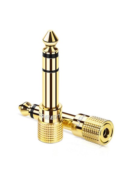 Adapterio adapteris nuo 3,5 mm mini lizdo iki 6,3 mm lizdo, auksinis
 
Adapterio adapteris nuo 3,5 mm mini lizdo iki 6,3 mm lizdo, auksinis