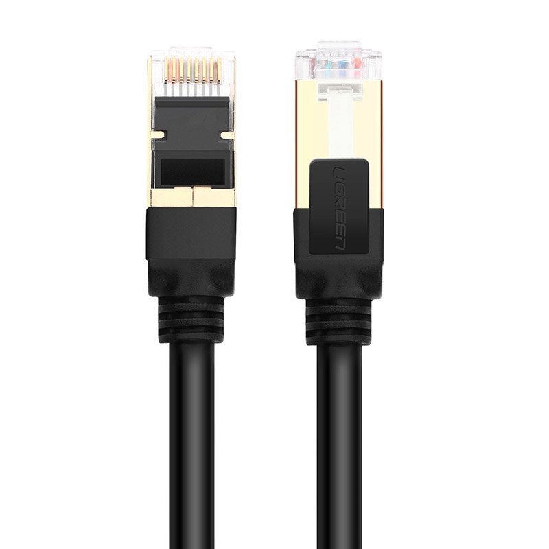 
Kabelio tinklo pataisos laidas LAN RJ45 Cat 7 STP 10Gbps 2m juodas
