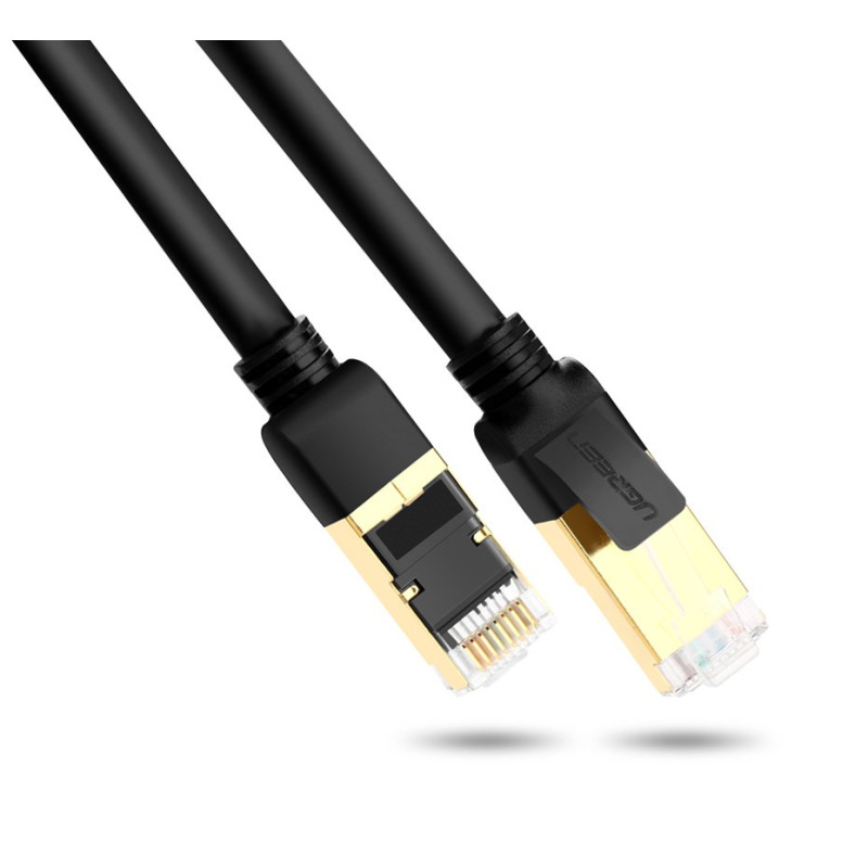 
Kabelio tinklo pataisos laidas LAN RJ45 Cat 7 STP 10Gbps 2m juodas

