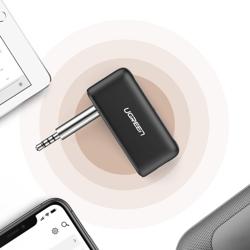 Garso garso imtuvas automobiliui Bluetooth 5.0 AUX mini lizdas juodas